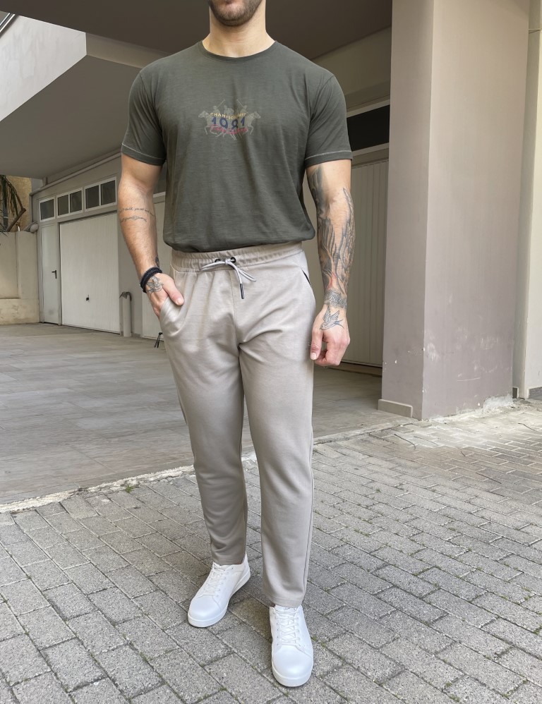 Dynamo ανδρική μπεζ ίσια φόρμα AS422B φωτογραφία